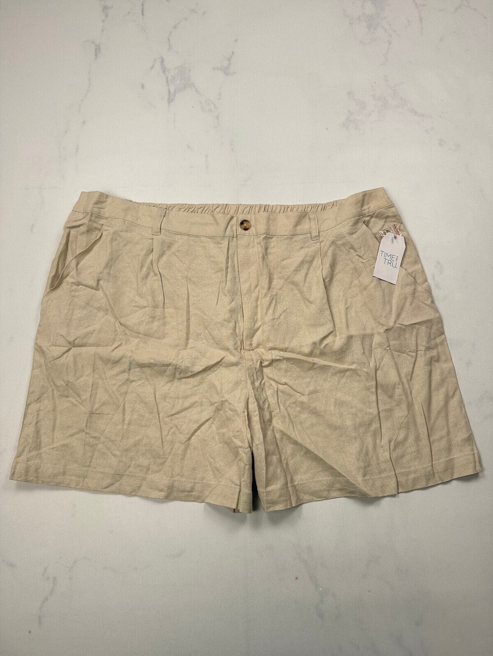 Time And Tru Shorts Bermuda Beige Modern Classic Style - Womens XXXL